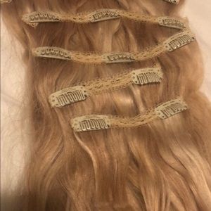 Bellami Clip In Hair Extensions Blonde 22’’